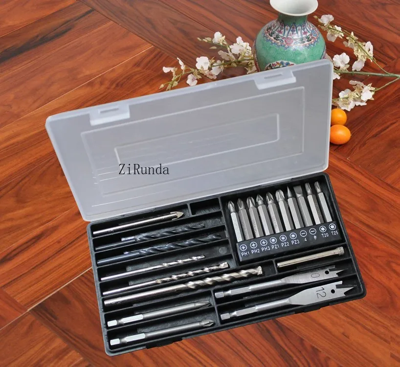~Multifunctional Drill Box Set High Speed Steel Twist Drill Combination Set Tool Set Power Tools