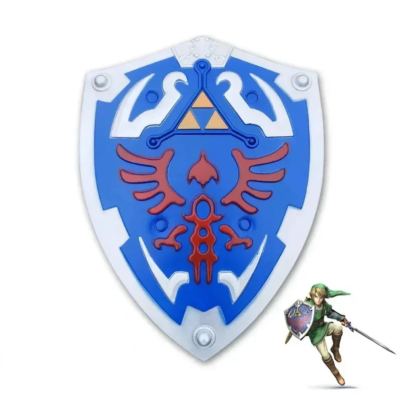 ليو 2025 لعبة Zeldas Hylian الدعائم الأسلحة كبيرة الحجم بو درع للأطفال لعب الكبار هالوين تأثيري الدعامة/ ★ ★ ★   كك.