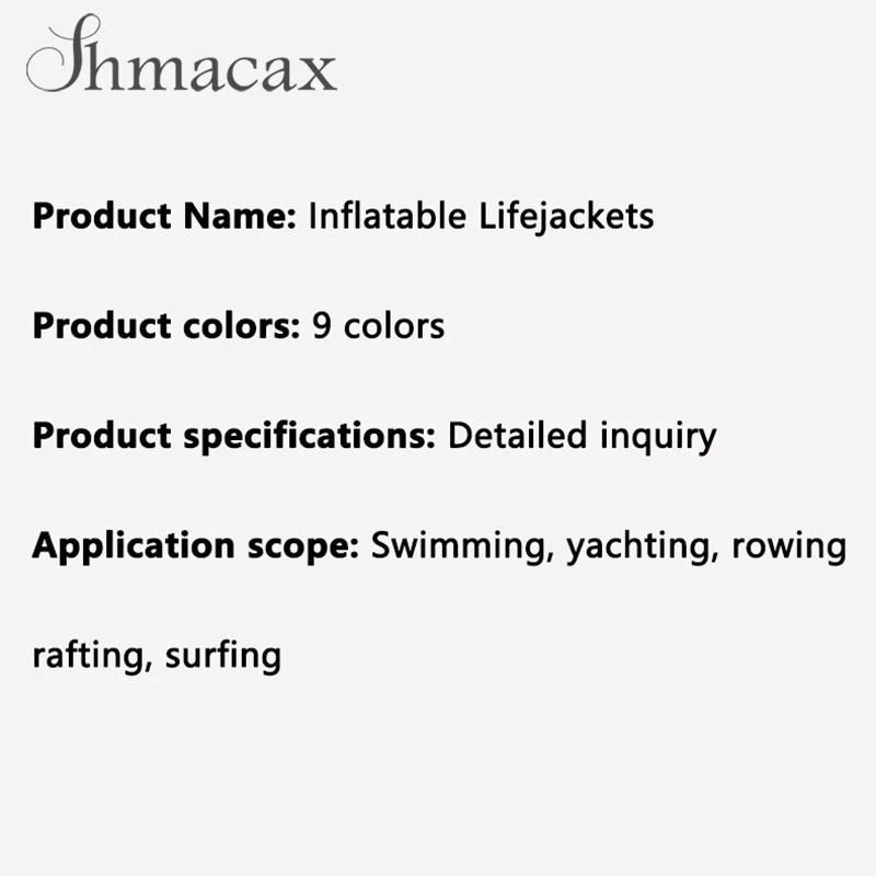 Automatic Inflatable Life Jacket 5