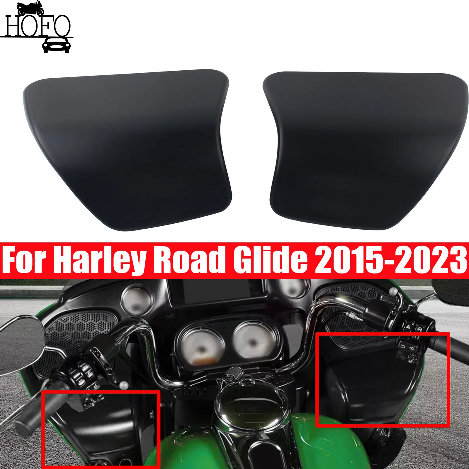 

Для Harley Road Glide Ultra FLTRU 2015-2023 2022 2016 2017 2018 2019 2020 2021 мотоциклетный внутренний обтекатель перчаточного ящика дверная крышка