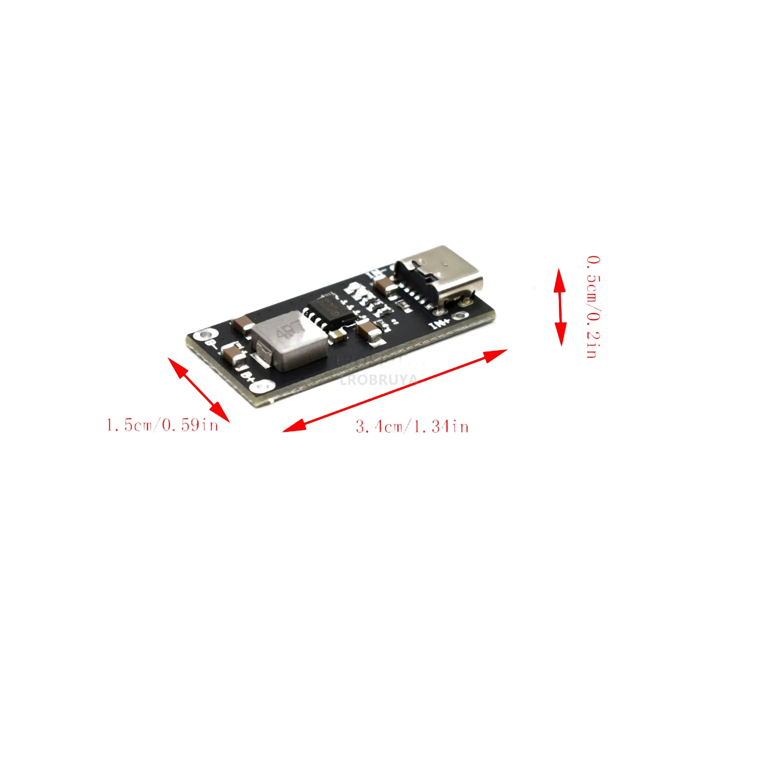 One pack of five 3A high-current polymer ternary lithium battery charging boards 5V to 4.2V support Type C input [29157] LTa-002