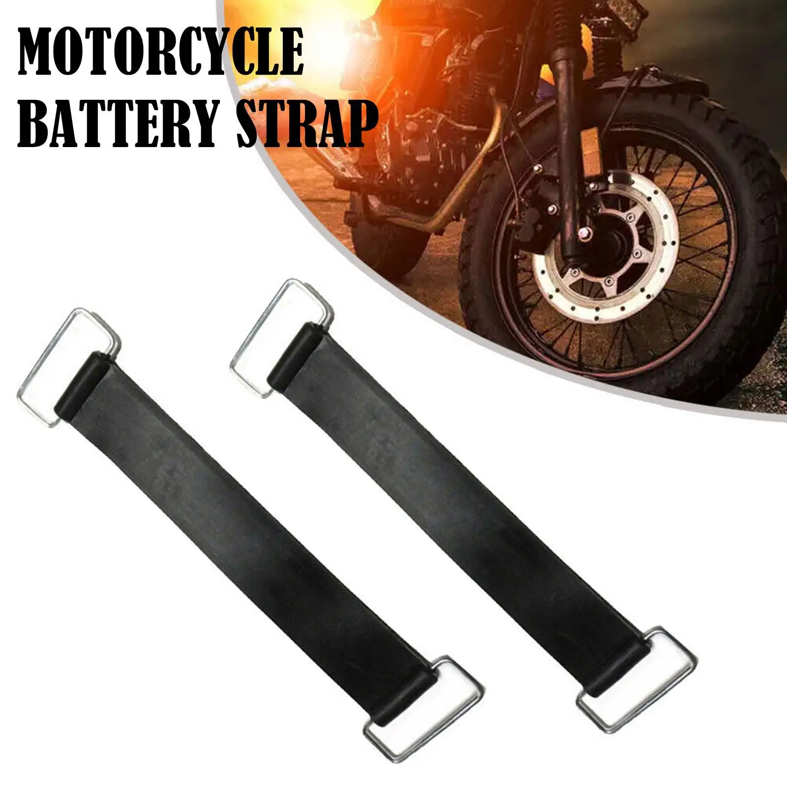 

1Pcs Universal Motorcycle Rubber Battery Strap Holder Belt Fixing Accessories Elastic Bandage Belt Stretchable For Motorcyc M1A2