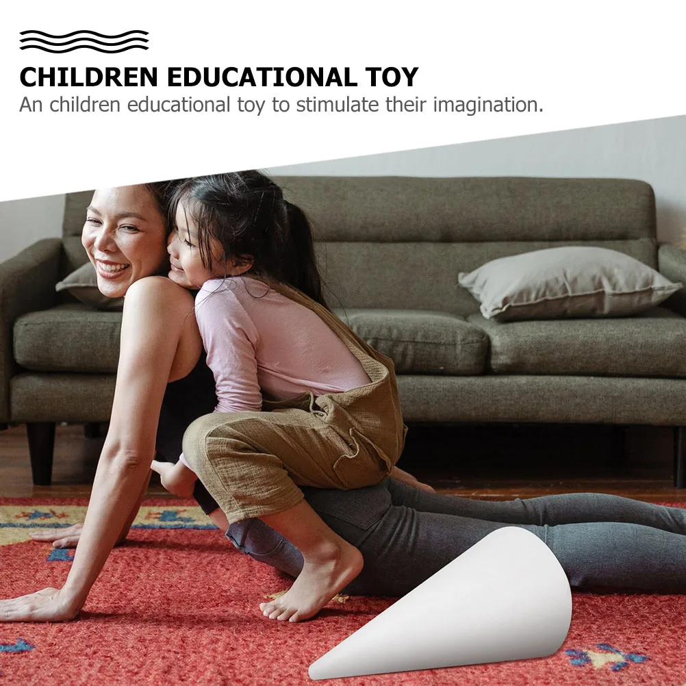 

3Pcs Craft Foam Cones for Kids DIY Decoration Projects Stimulate Imagination with Fun Hands-on Activity for Preschool
