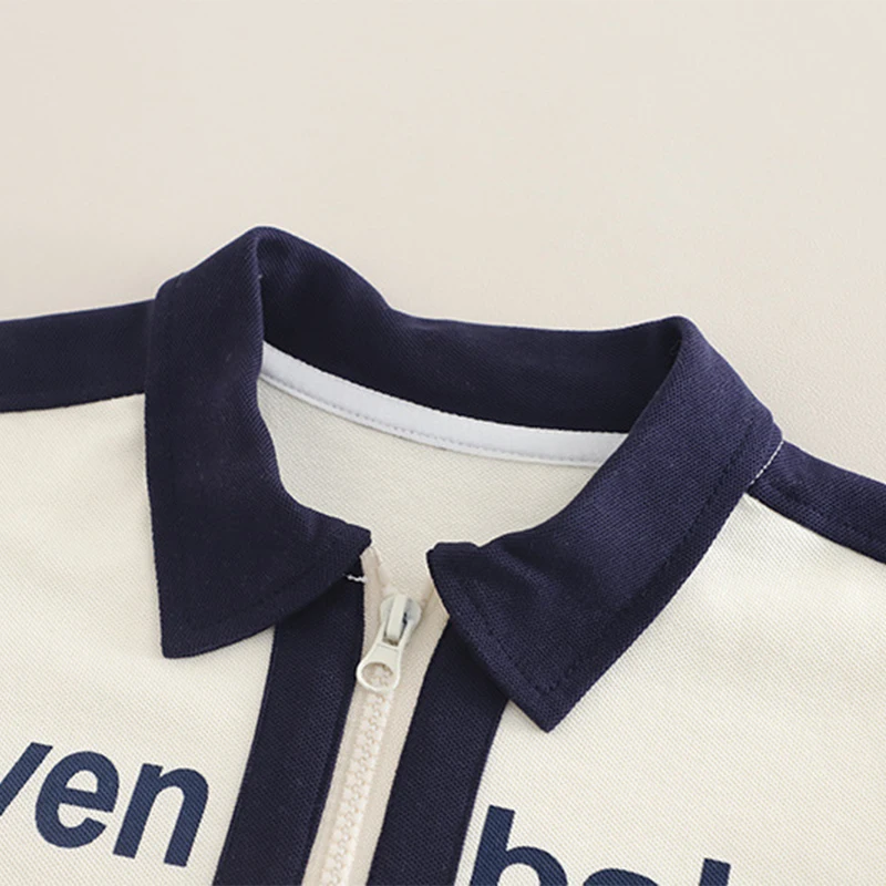 Summer Baby Boys Clothing Sets Kids Cotton Letter Lapel Shirt Shorts 2Pcs Suit for Kids Casual Outfits Toddler Children Clothes