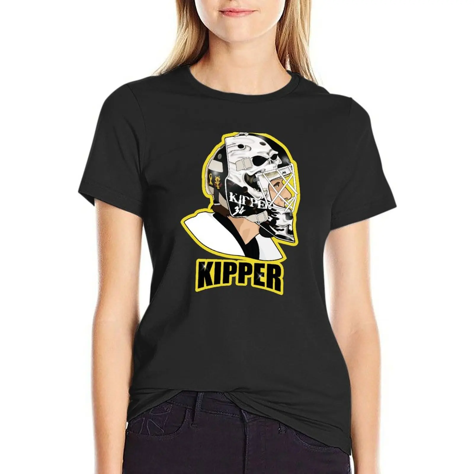 

Classic Goalies - Miikka Kiprusoff T-Shirt summer tops customizeds vintage clothes T-shirts for Women