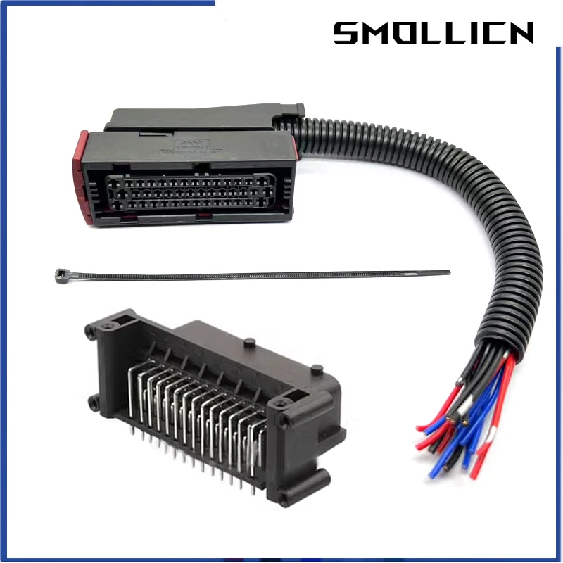 1 Zestaw 42-pinowych wodoodpornych wtyczek elektrycznych ECU 1-965484-1 965643-1 z wiązką przewodów (pigtail) 25 cm do TE AMP Tyco 1-967281-1