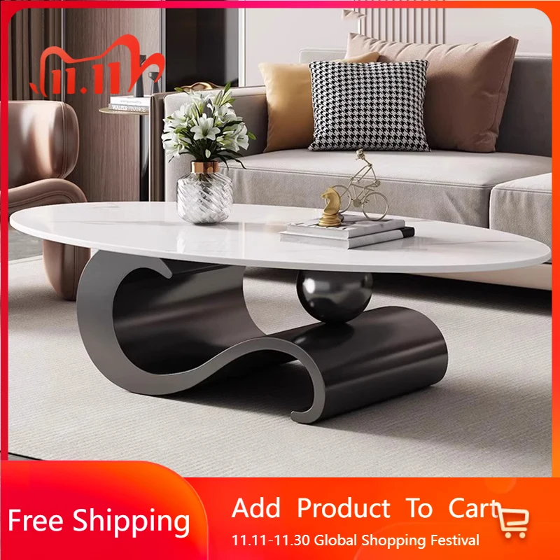 

Unique Designer Coffee Table Minimalist Modern Decoration Aesthetic Coffee Table Italian Center Mesa Auxiliar Home Furniture
