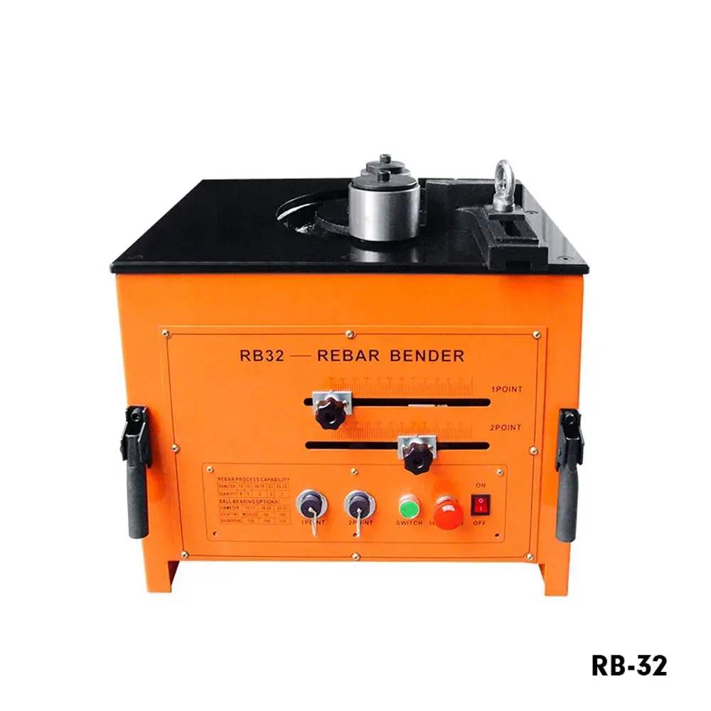 

RB25/RB35 Rebar Bending Machine 220V/110V 1700W/1800W Desktop Hoop Bender Angle 0-180° Bending Diameter 6-25mm Foot Switch