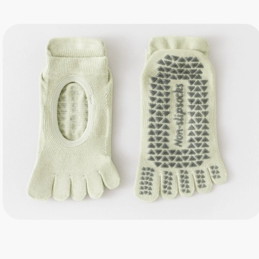 

Новые сетчатые носки для пилатеса и йоги, дышащие однотонные балетные носки-лодочки, мягкие нескользящие носки с пятью пальцами для танцевальной практики