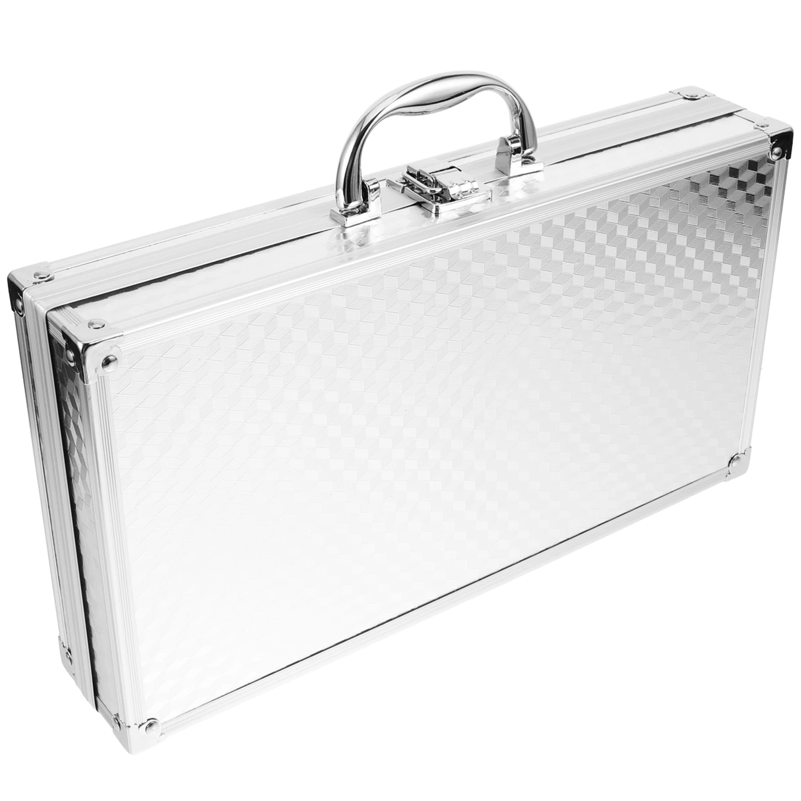 

Handheld Microphone Case Portable Aluminum Alloy Shell Shockproof Storage Box For Wireless Mic Audio Card Mic Carrying