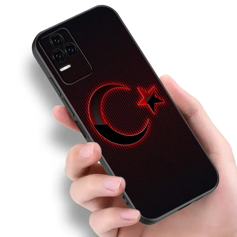 Turkey Turkish Flag Black Silicone Phone Case For Redmi 10 Prime A1 A2 Plus K30 K40 Gaming K60 Pro 9 9A 9C 9T 10A 10C 12 12C 13C image 5