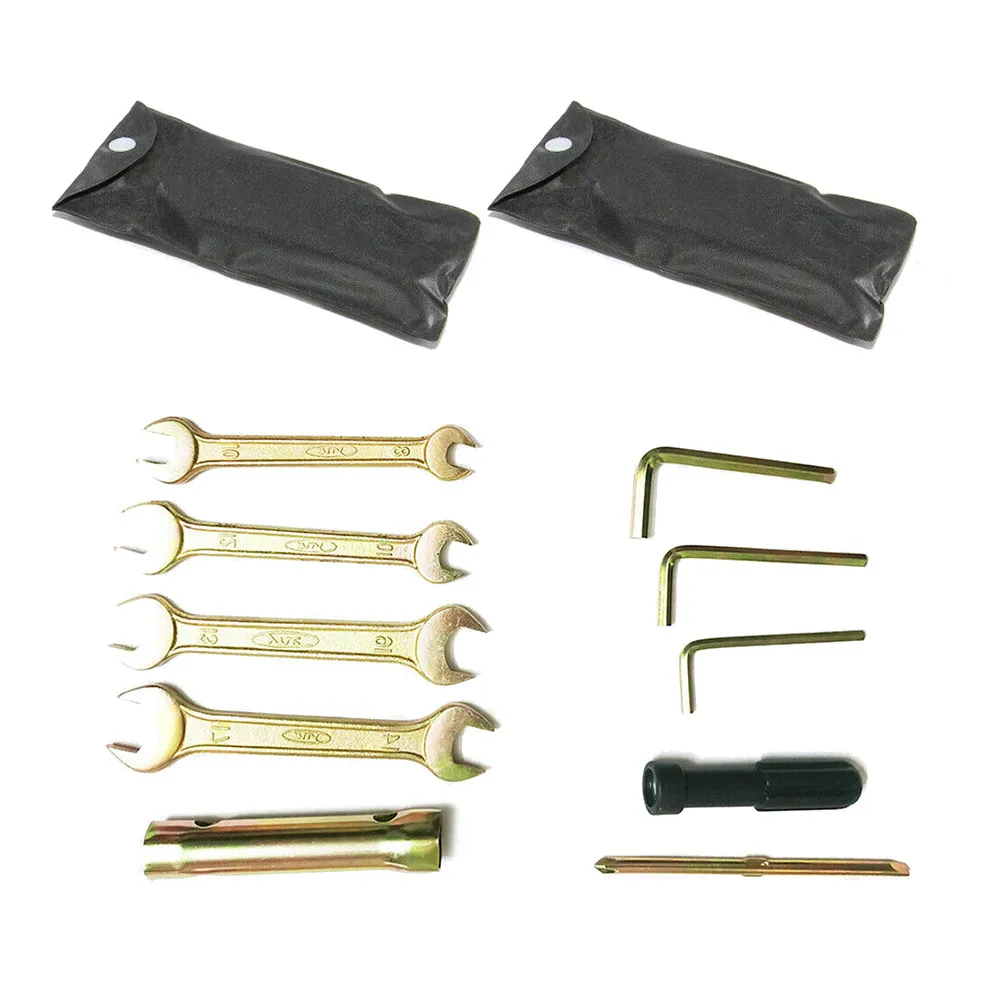 100% Brand New Wrench Socket Tool 9pcs High Quality Motorcycle Practical To Use Repair Tool Kit Spanner Spark Plug