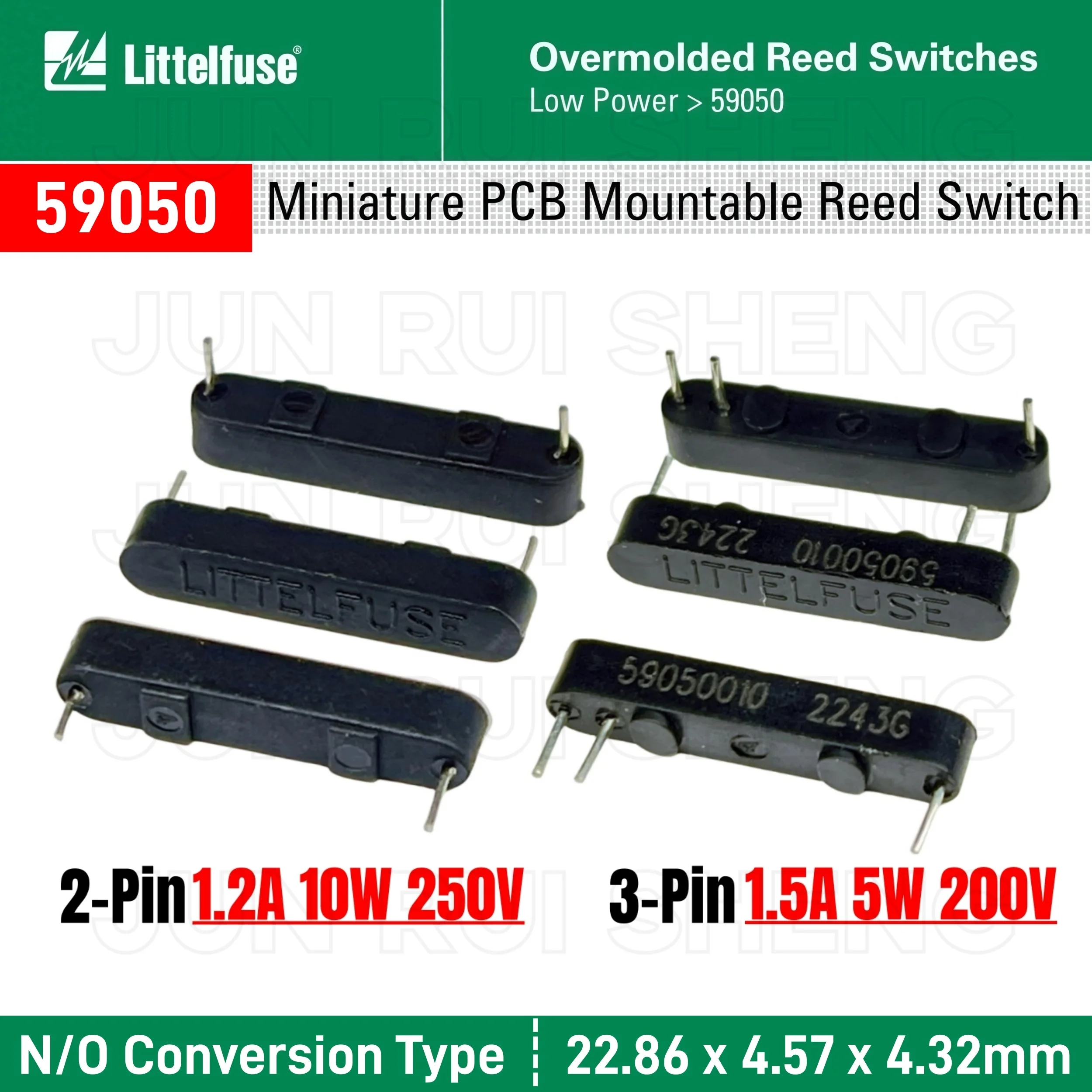 

10 шт. Оригинальный магнитно-релейный переключатель 59050, 2-контактный/3-контактный, для монтажа на печатной плате, нормально открытый, высоковольтный, индукционный датчик