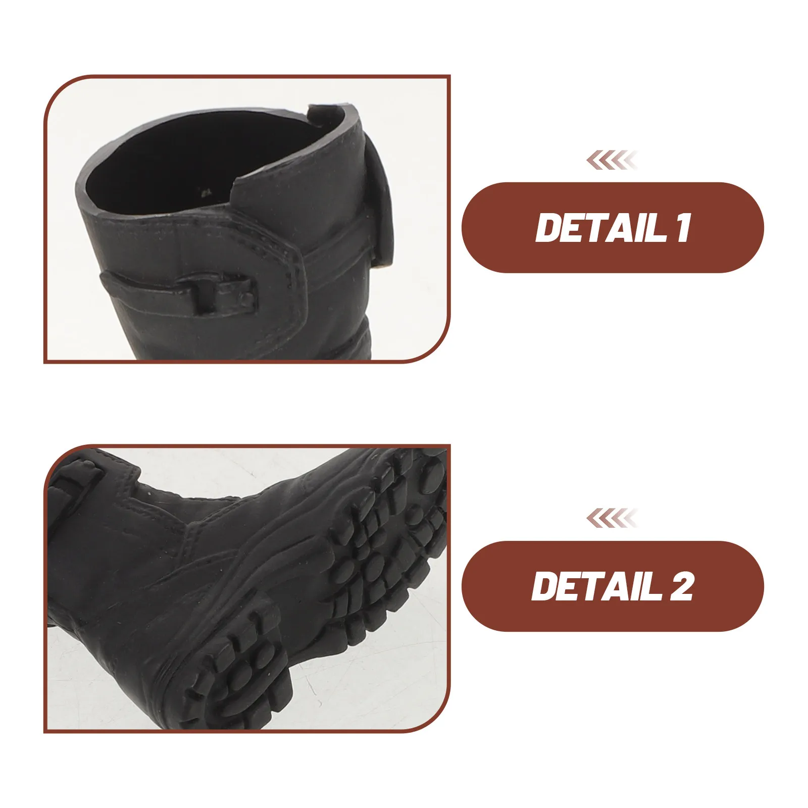 헤비 듀티 직삽형 전투 롱 부츠 방수 야외 사냥 승마 미끄럼 방지 안전화