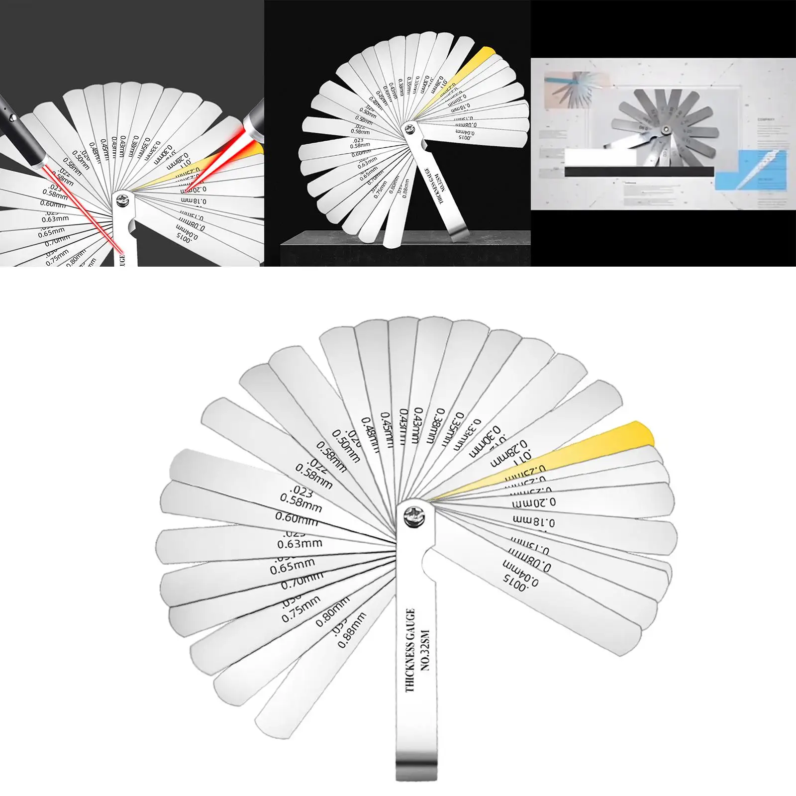 텔레미터 필러 두께 필러 측정 도구, 휴대용