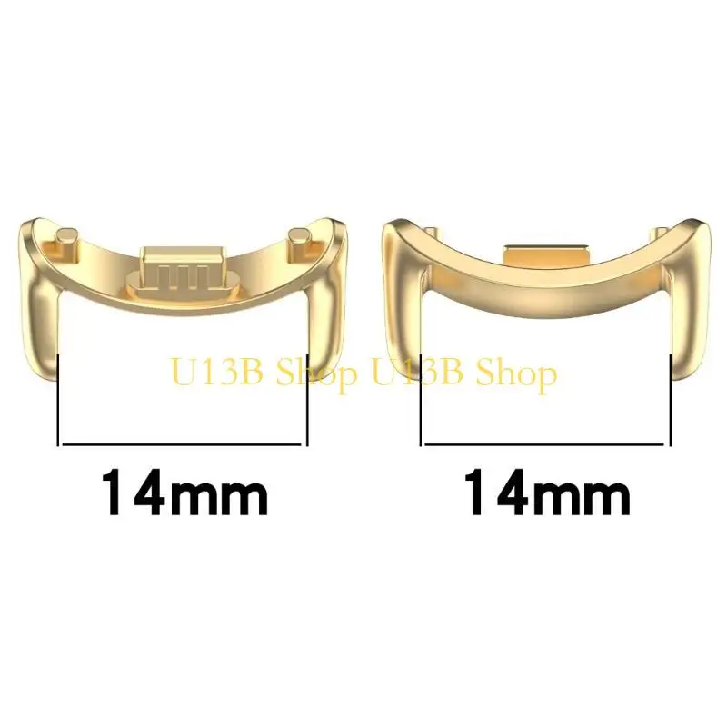 U13B لـ MI Band 8 Strap Metal Link Link Connectment Adapter Adapter Leaplet Head