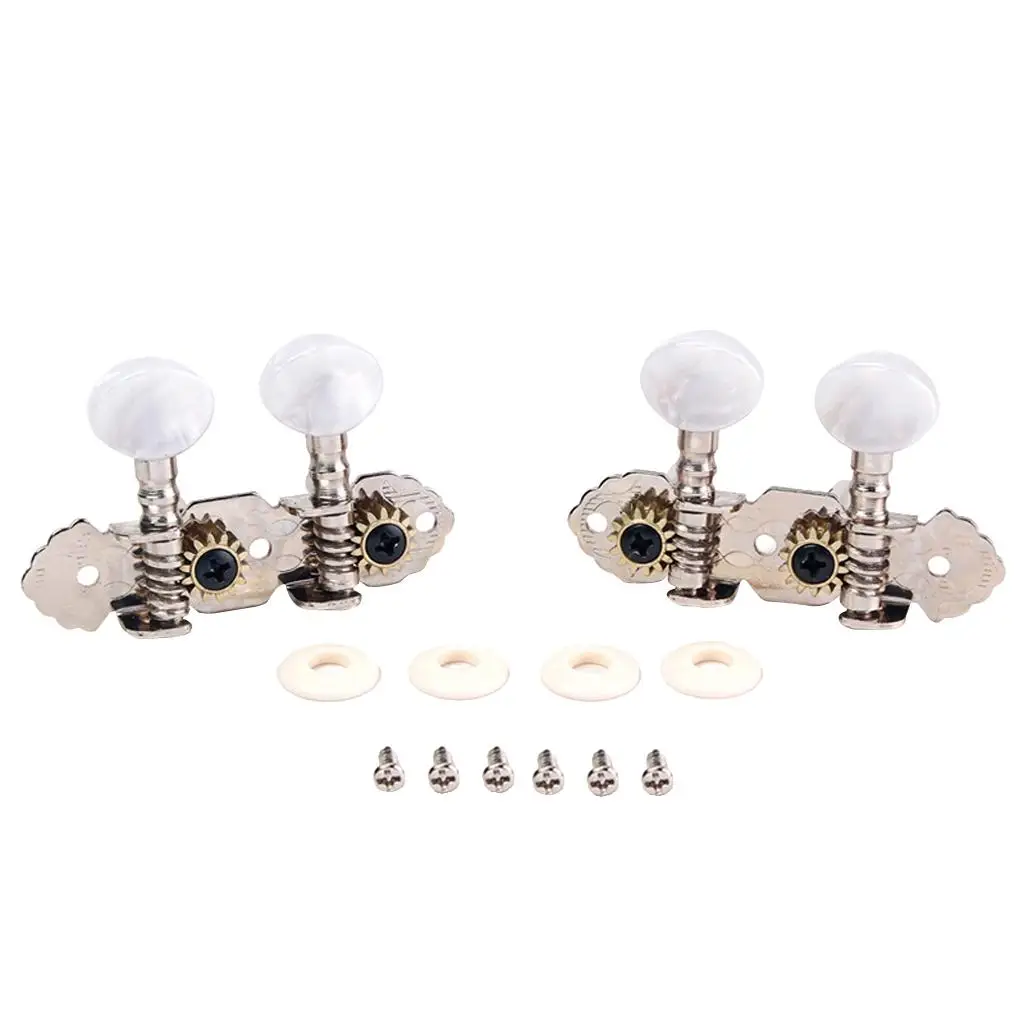 Durable Guitar Tuners Alloy String Button Pegs Musical Parts Accessories for 4 String Cigar Box Guitar and Ukulele