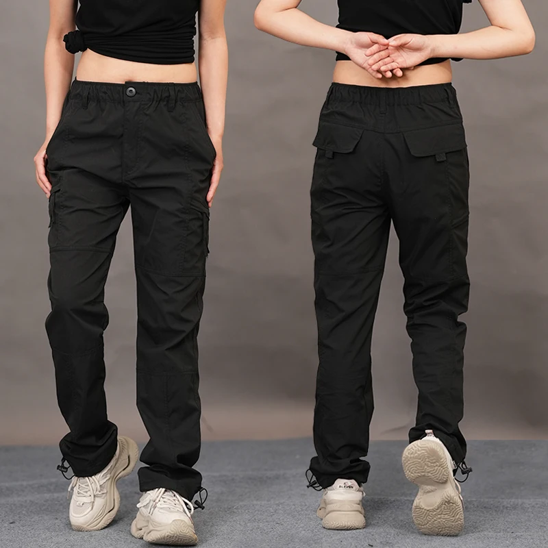 

Брюки для походов мужские свободного кроя Qui Dry Multi-ket, весна-осень, повседневные, рабочие, молодежные, стильные