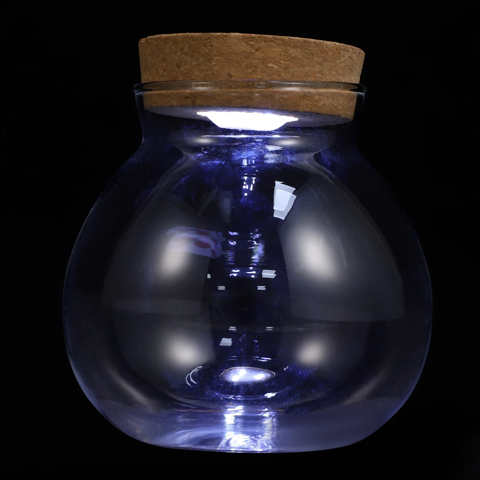 

Led Light Ecological Bottle Diy Micro Landscape Glass Container Borosilicate Terrarium Craft Home Decor Transparent Vase