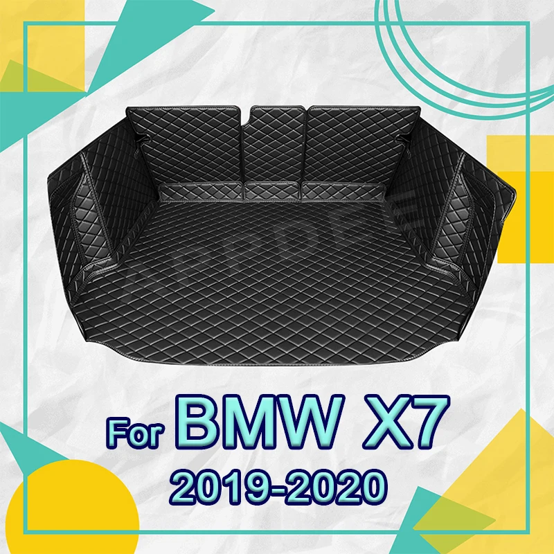 

Автомобильный коврик для багажника с полным покрытием для BMW X7 7-Seat 2019 2020, противогрязный автомобильный чехол-накладка, подкладка для груза, аксессуары для защиты интерьера