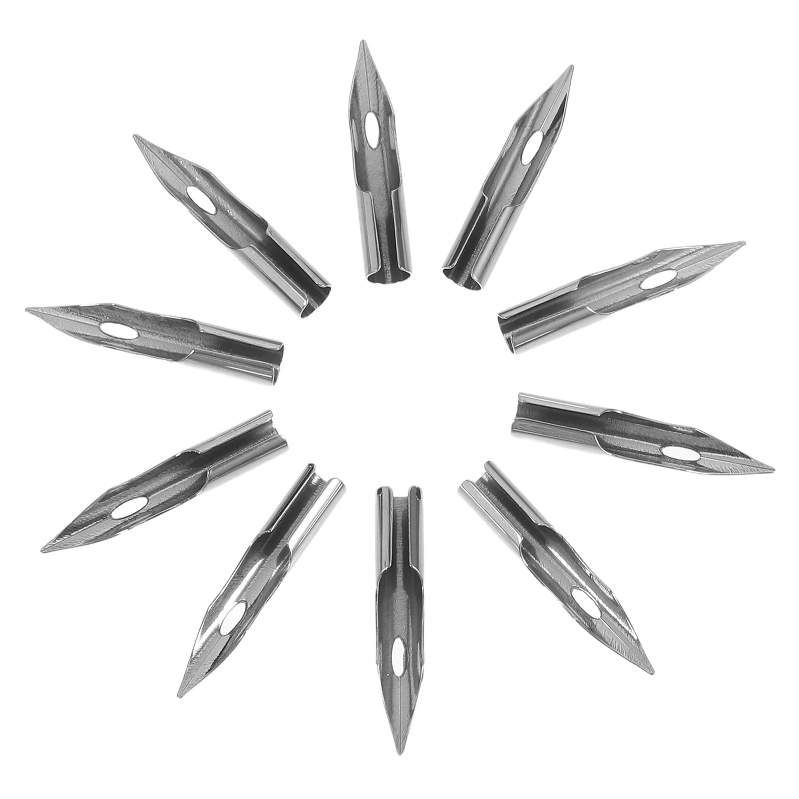 15 Pcs 0.28mm Fine Steel Pen Nibs Replacement for Calligraphy Drawing Illustration Sketching Smooth Writing for Dip