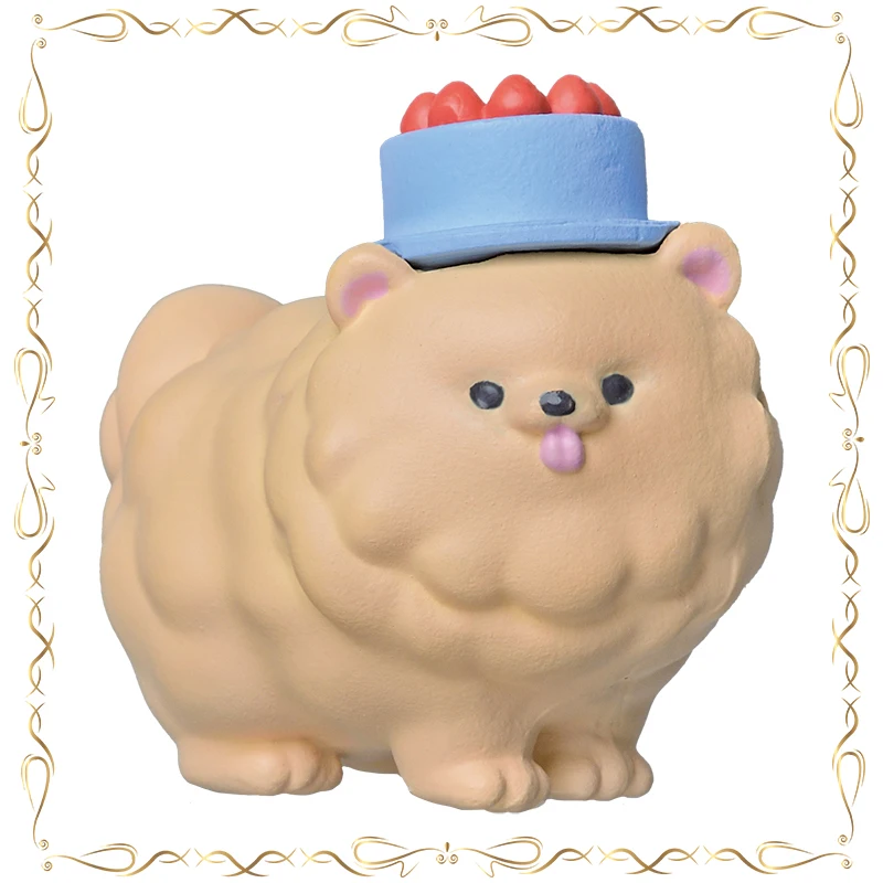 

Pomeranian Modeling Gashapon Kawaii Holiday Gifts Desktop Ornament Action Figure Model Toys