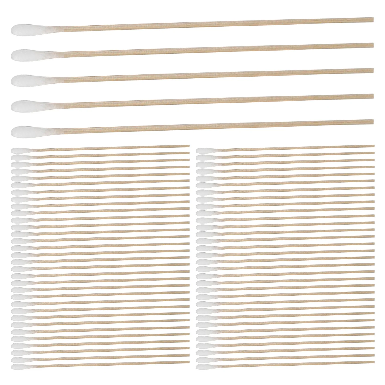 

Multi purpose Cotton Swabs 500PCS in Box Wooden Stick Cotton Tipped Applicators for Daily Use Cotton Stick Swab 15cm