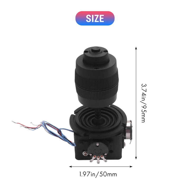 Electronic 4-Axis Joystick Potentiometer Button For JH-D400B-M4 10K 4D Controller With Wire For Industrial