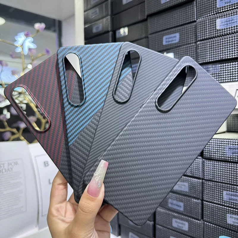 

Case for Sony Xperia 1 VI Ultrathin Real Carbon Fiber Aramid Anti-explosion Mobile Phone Protective Cover Protection Funda Capa