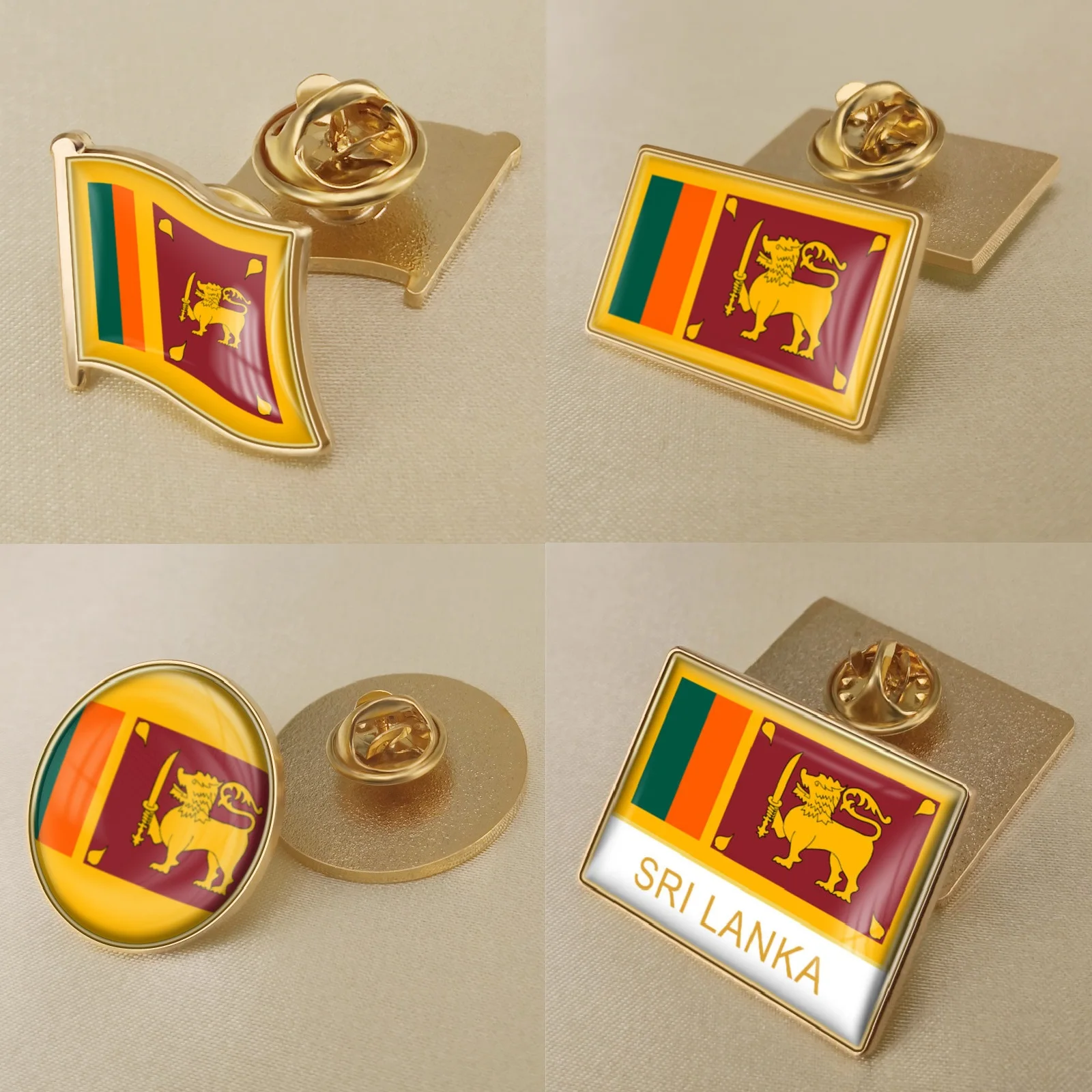 Брошь в виде эмблемы Шри-Ланки
