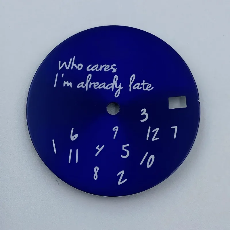 Watch Modified Accessories 28.5MM New Log Modified DIY Dial Sun Pattern Literally Suitable for NH35/36 Movement