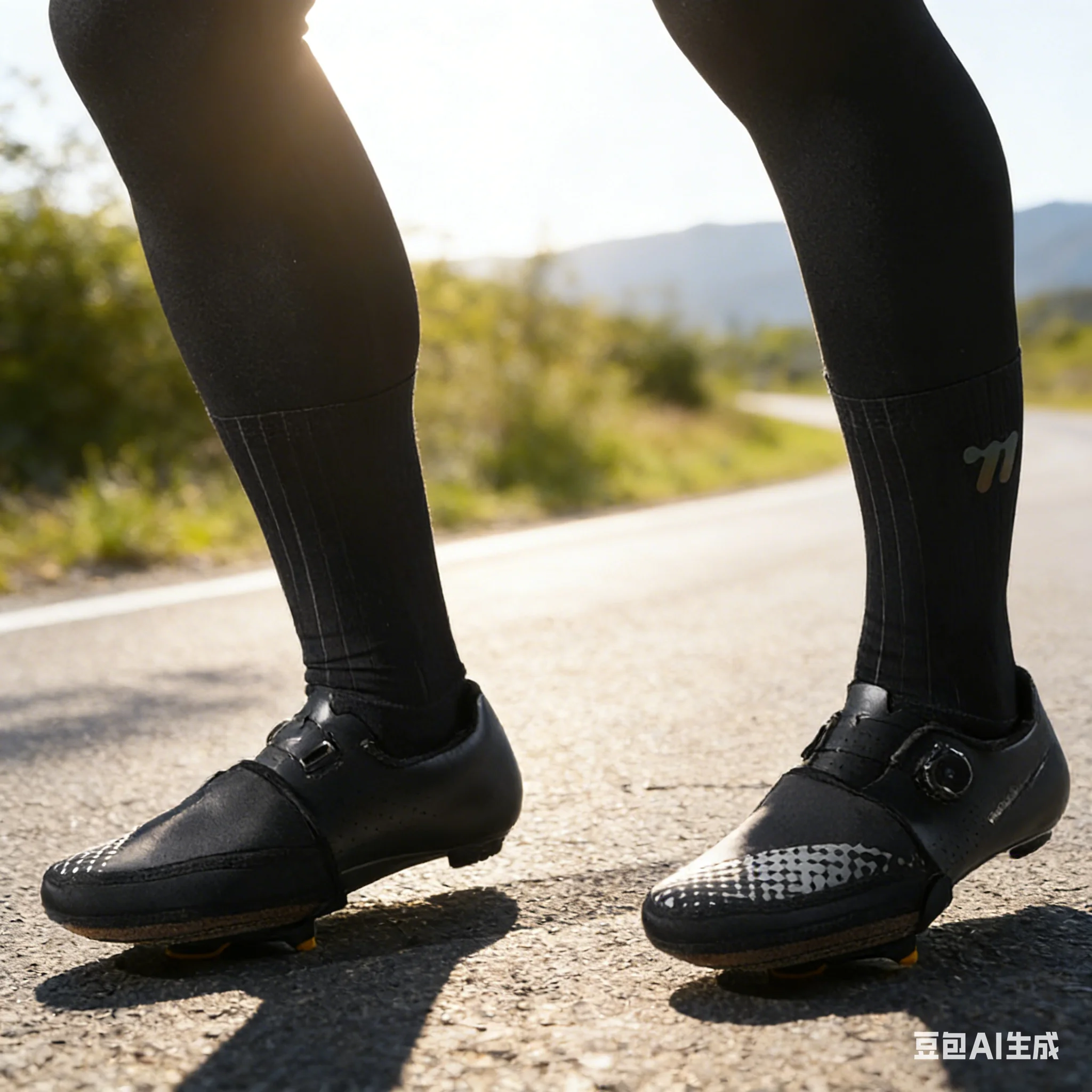 

2 Pcs Bicycle Riding Shoe Cover Locked Shoe Cover Half Palm Windproof Warm Mountain Road Bike Self-locking Riding Shoe Cover