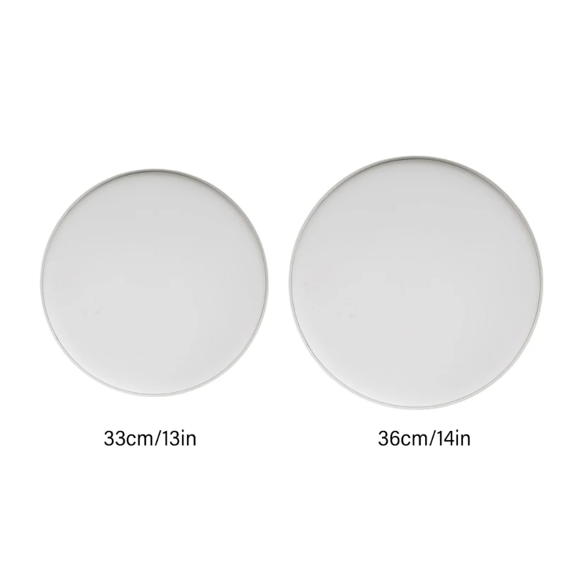 13inch/14inch White Drum Head Drum Skin Drum Skin Drumhead Protector Drum Part Accessory White Polyester Film Drum Skin