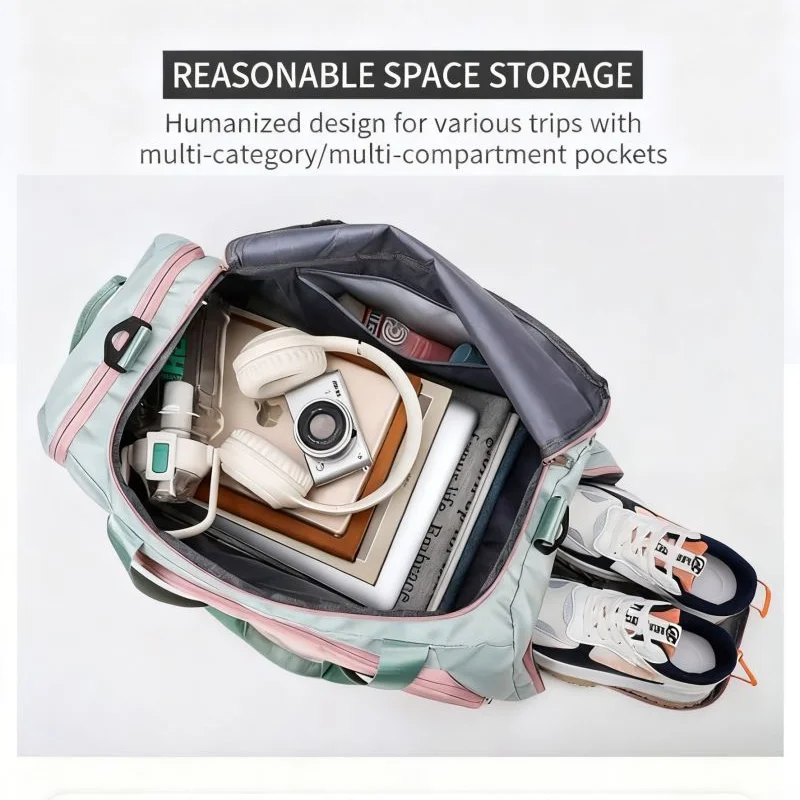 Travel Gym Bags Dry Wet Separation Shoulder Bag Yoga Fitness  Backpack Men Women Waterproof With Shoe Compartment Sports Handbag