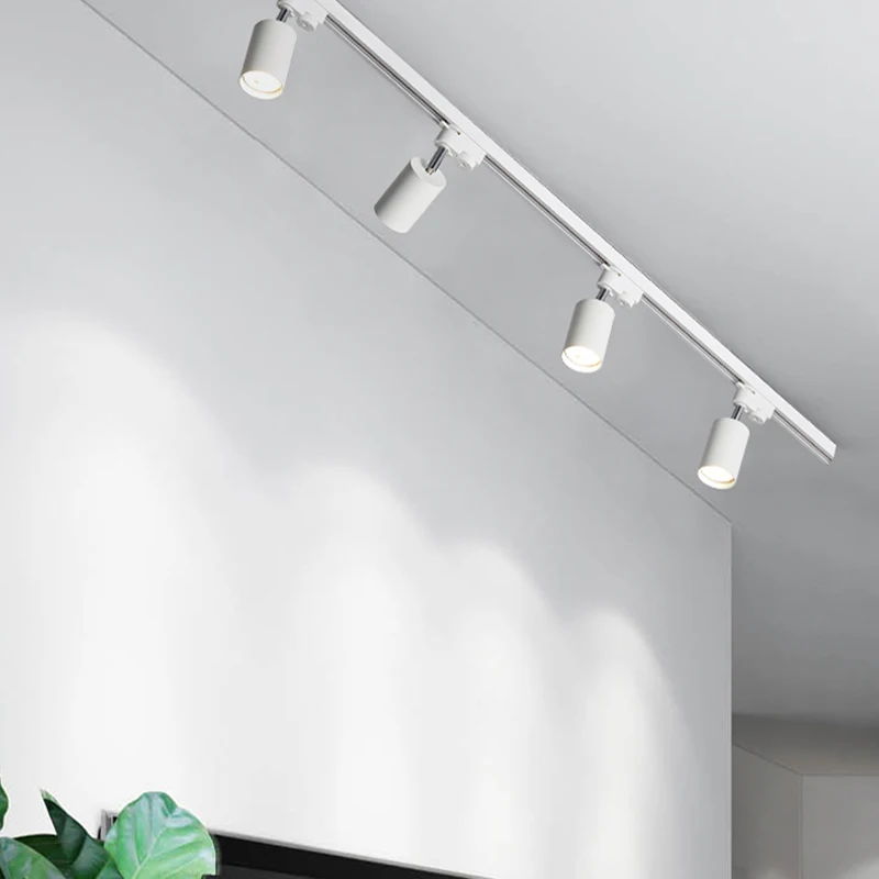 Led Track Light COB Whole Set Track Lights Aluminum Rails Track Lighting Fixture for Clothing Shop Living Room Home