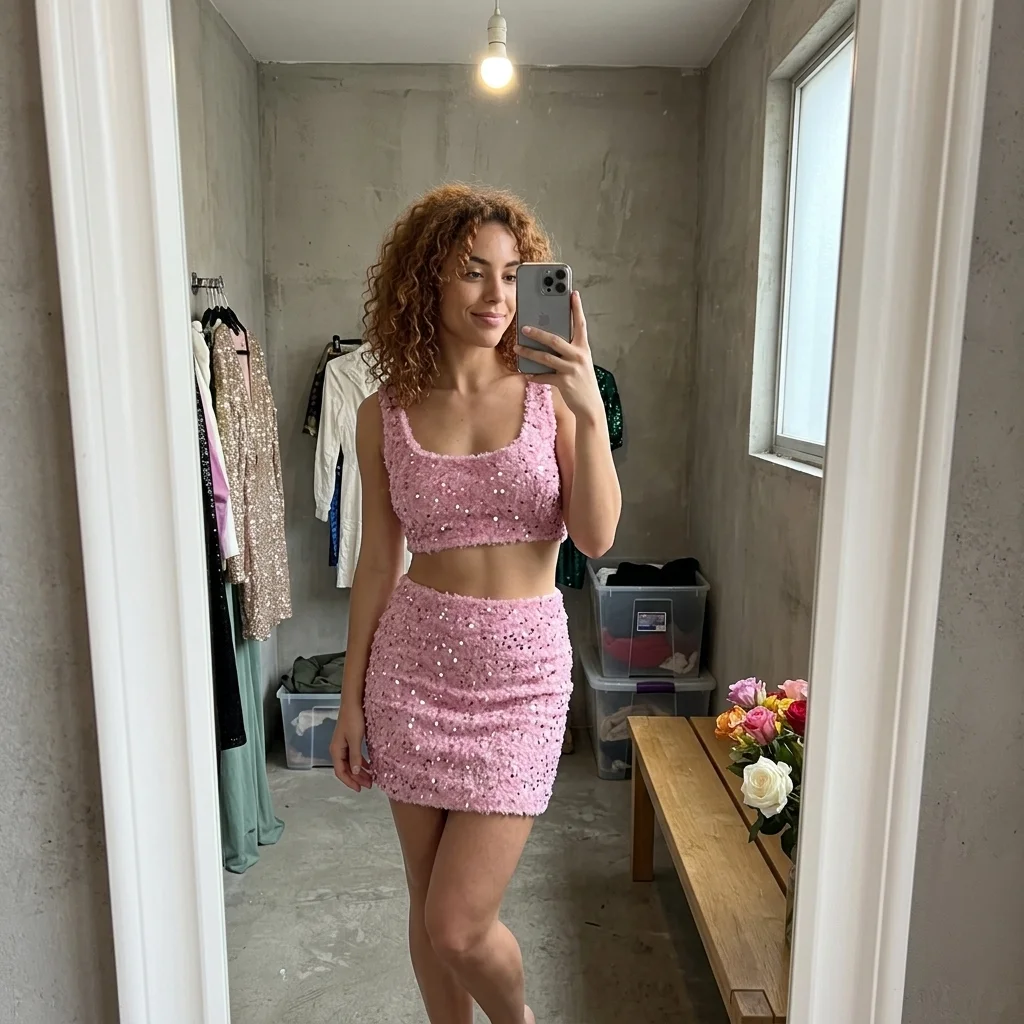 Heavil Velvet Sequin Party Dress Elegant Sexy V-Neck Sparkly Bodycon Evening Clubwear Night Out Mini Dress Chic Fall Outfit