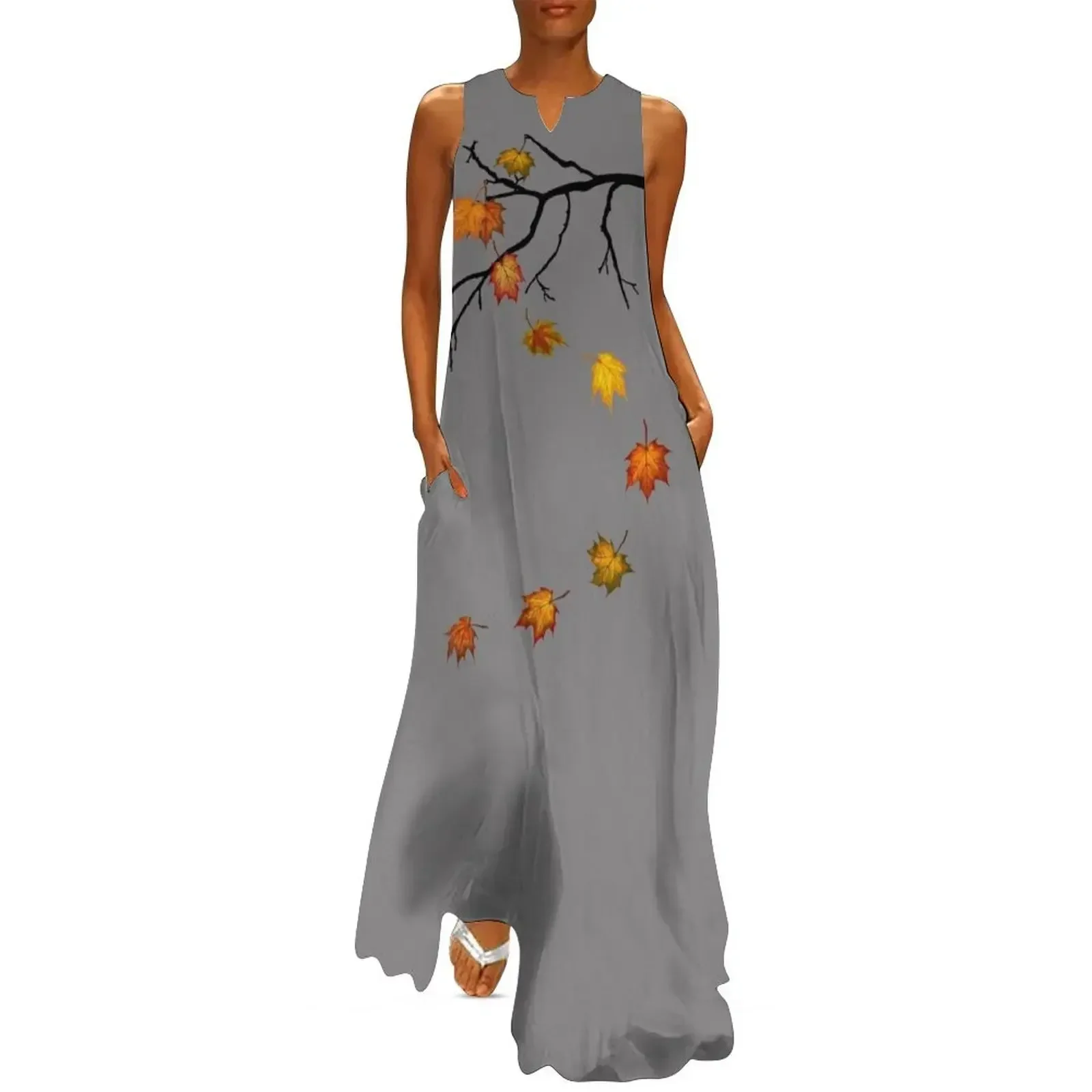 

Autumn Leaves Long Dress prom dresses evening dress ladies dress women summer 2025 women