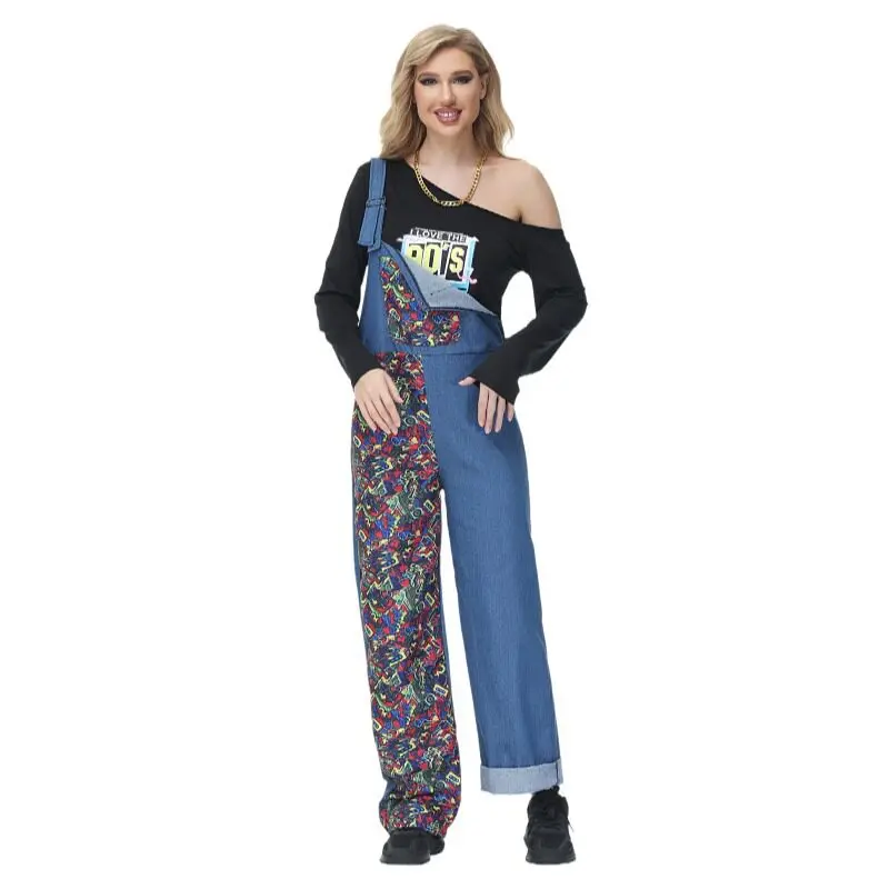 

Halloween Couple Costume Mosaic Pants Retro Disco Cosp Chinese Manufacturer Women's Ethnic Stage Wear Autumn 2026