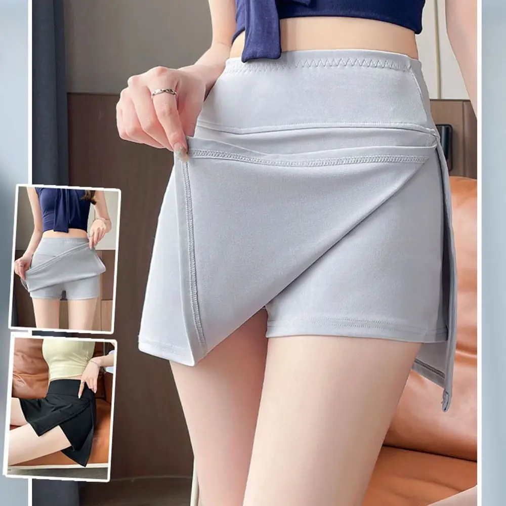 

Юбка-шорты Y2K с высокой талией для тенниса, эластичные быстросохнущие леггинсы для йоги, облегающие беговые штаны для женщин