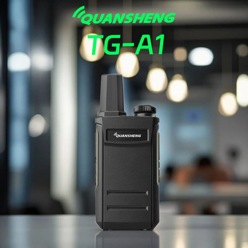 

QUANSHENG New Walkie Talkie MINI TG-A1 UHF 400-470Mhz Handheld Thin Walkie Talkie One Key Copy Frequency