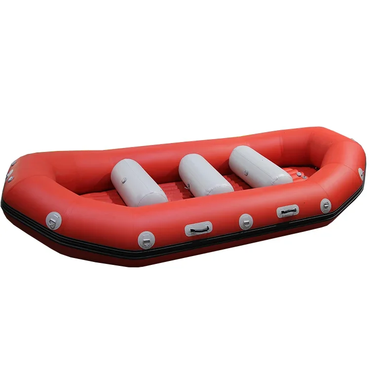 CE Certified 430cm Inflatable Fishing And Rafting Rib Boat 1.2mm Thick Sport Yacht For Lake Drifting Hot Sale Outdoor Activity