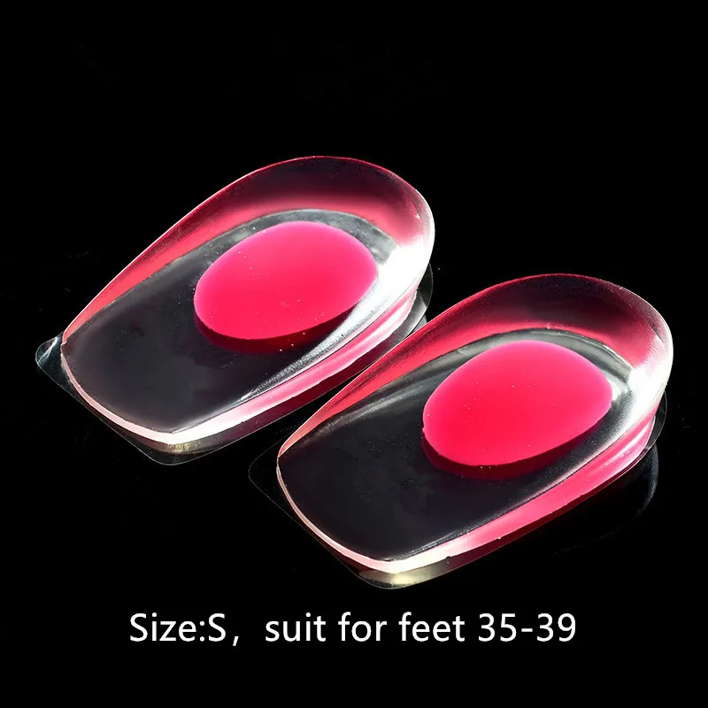 Semelles intérieures en Gel de silicone pour hommes et femmes, 1 paire, soulage la douleur au pied, protecteurs, Support d'éperon, coussinet de chaussure, Inserts à talons hauts