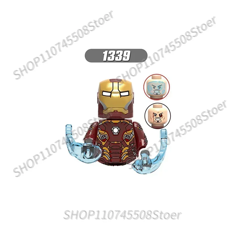 Heiße Sammelspielzeuge Marvel Bausteine Iron Man Thor Vision Mini-Bausteine Anime Partygeschenke