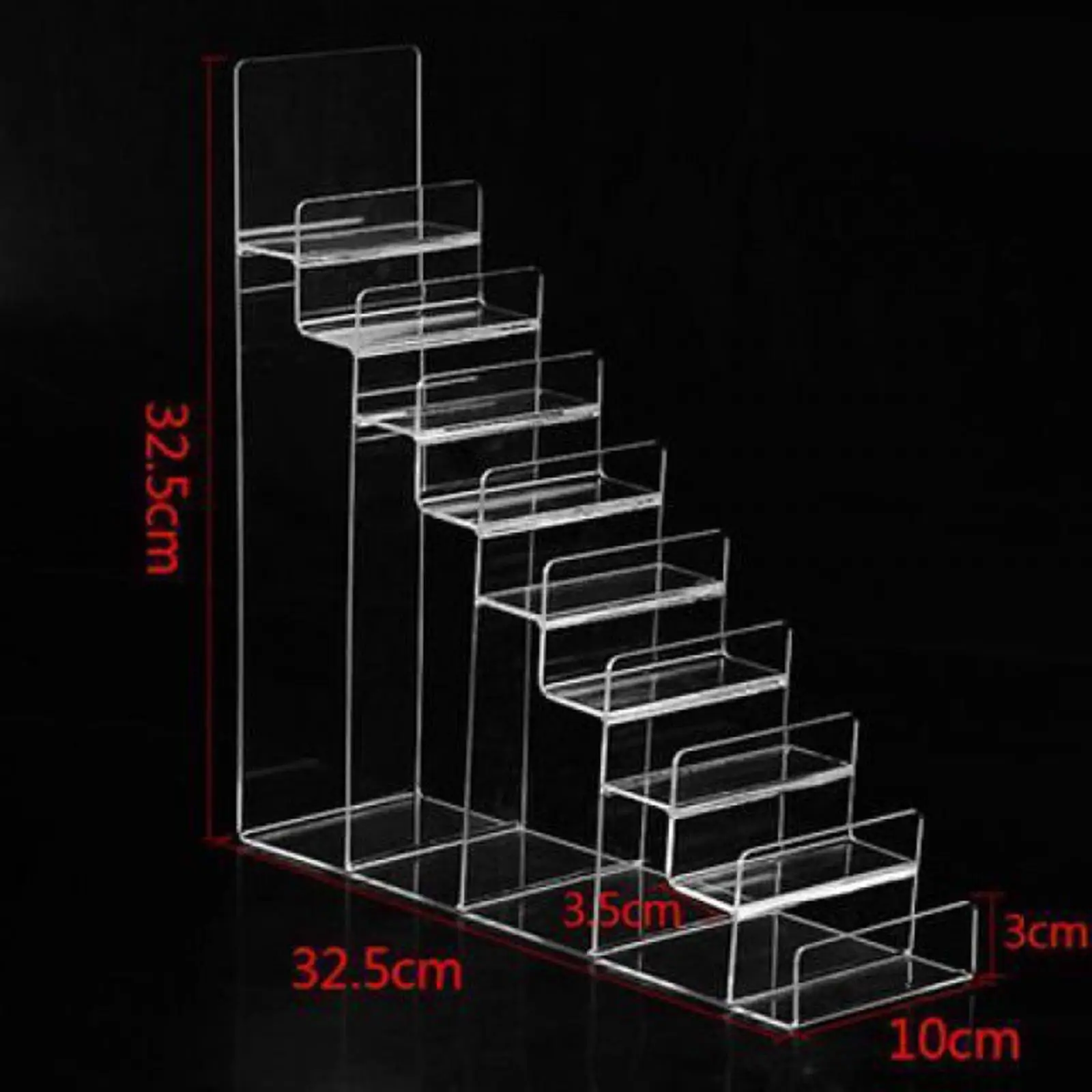 Clear Acrylic Wallet Display Stand Holder,Handbag Purse Display Stand,Jewelry Display Riser Shelf for Decoration and Organizer