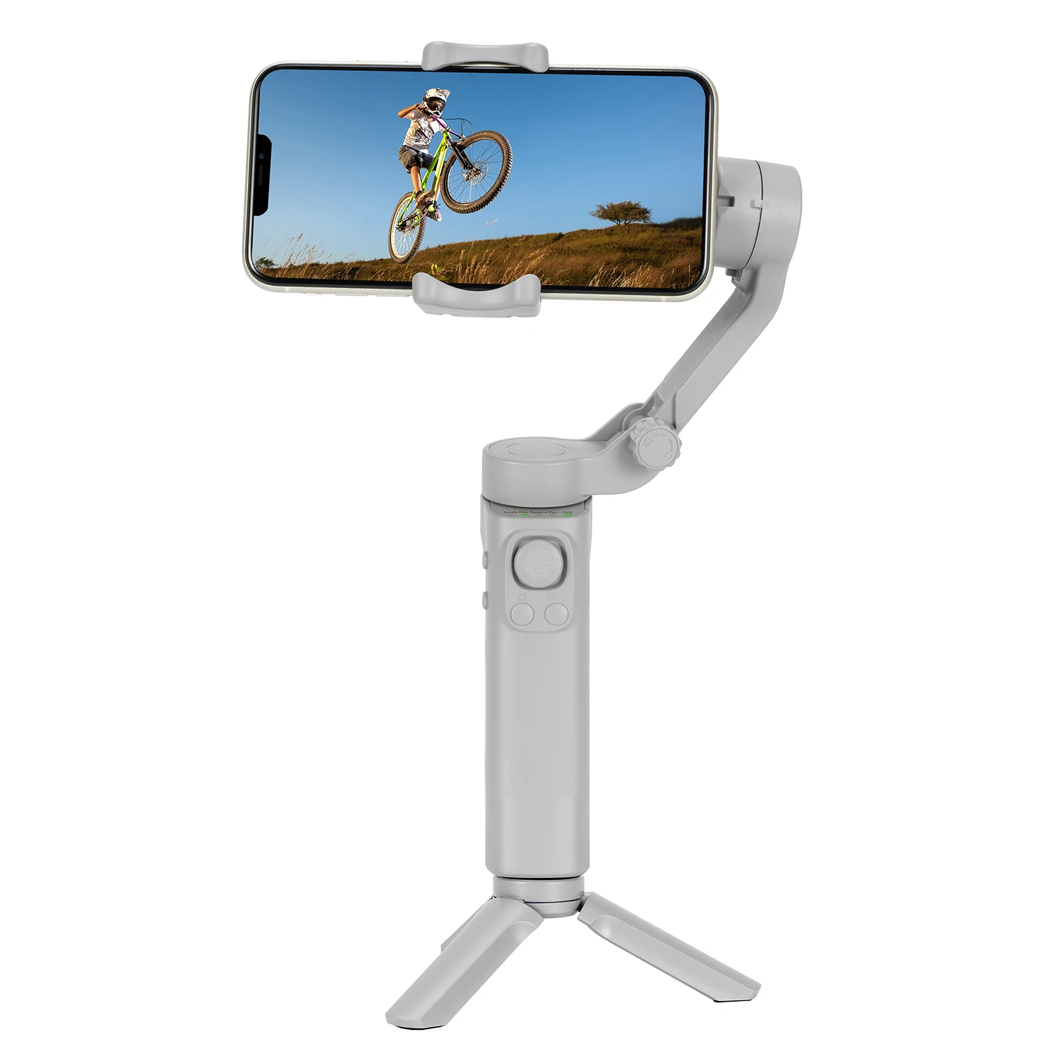 F5 Handheld Stabilizer Phone Digital Cell Phone Gimbals Stabilizer and Mobile Gimbal with Battery 3 Axis Face Object Tracking