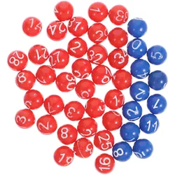 1 Set Colored Festival Multi-functional Party Lottery Balls Party Game Balls Raffle Balls Bingo Balls Props Lottery Balls
