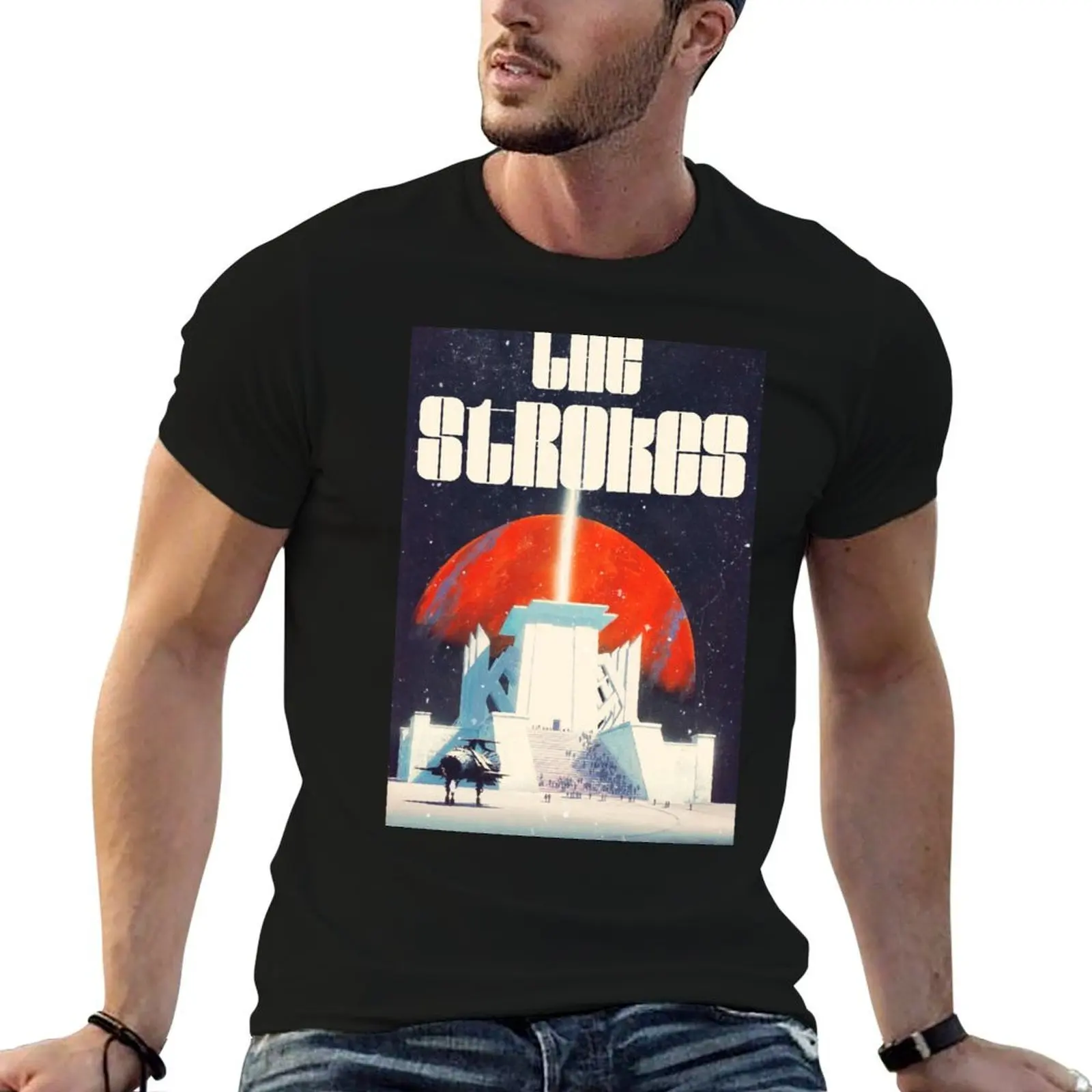 

Strokes T-Shirt anime tshirt funny t shirts dark humor T-Shirt