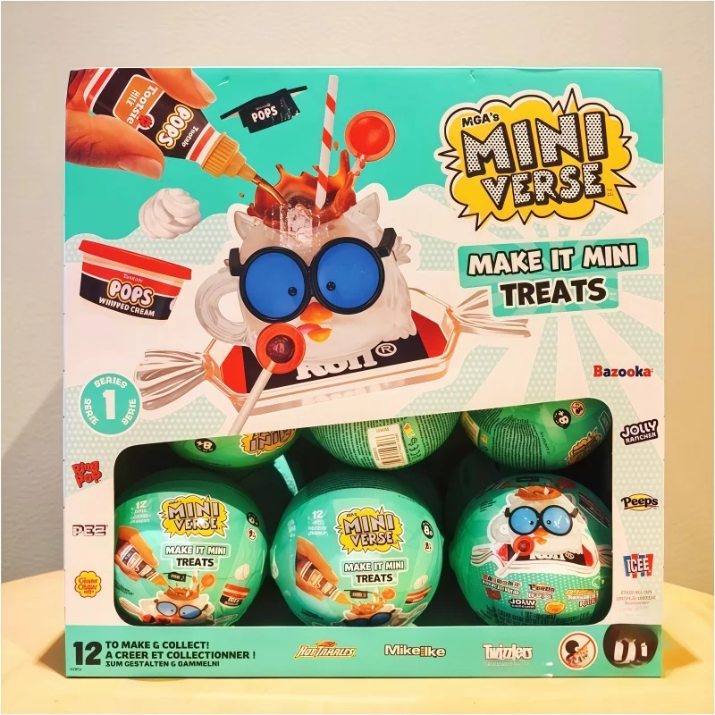 MGA's Original Miniverse Make It Mini Treats Serie 1 Mini Coleccionables Bola Sorpresa Hot Tamales Bazooka Regalos de Cumpleaños para Niños 8+