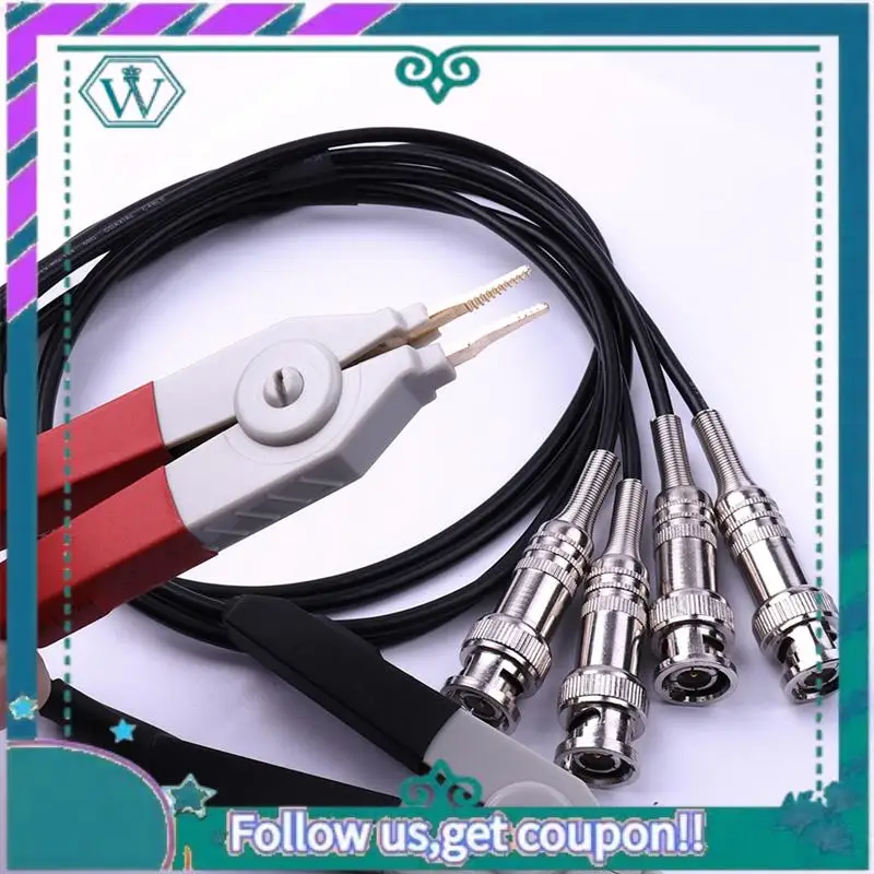 600-700MM LCR Meter Test Leads Clip Terminal Kelvin Line LCR Meter Test Leads Clip