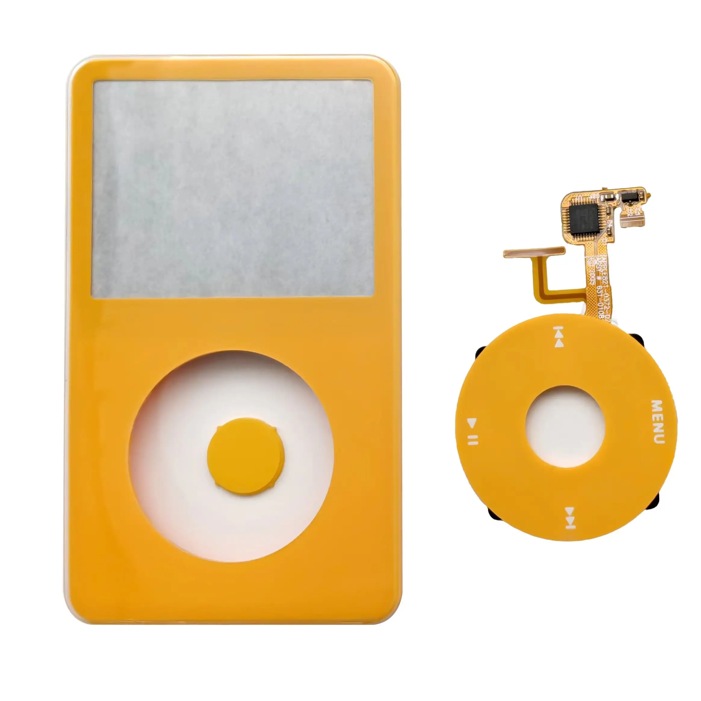 Plaque frontale avant pour iPod 5e génération, couvercle de boîtier multicolore avec roue à clic et bouton central pour iPod Video 30 Go 60 Go 80 Go de remplacement